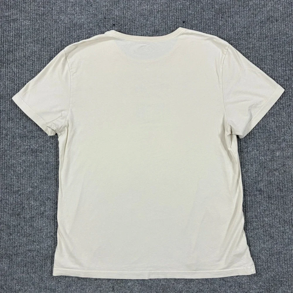 Levi's Longhorn Graphic T Shirt Mens XL Beige Western Cowboy Ranch Logo Tee